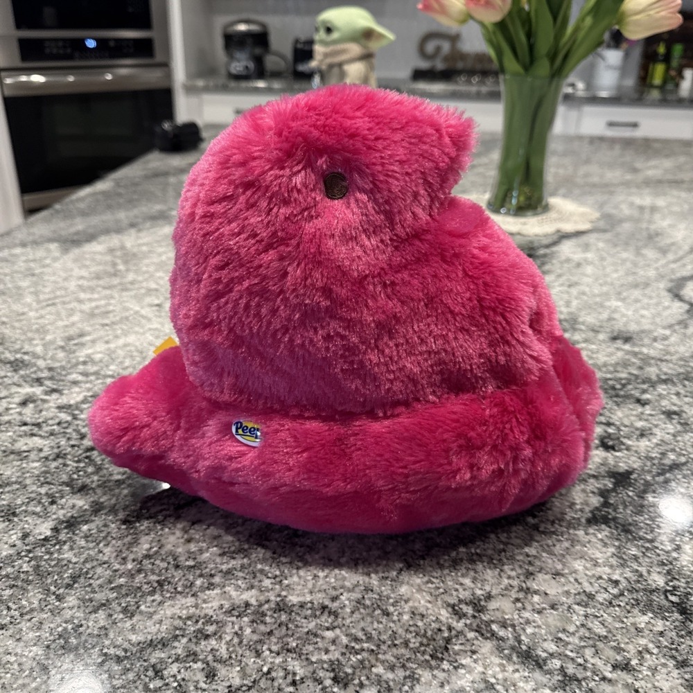 Peeps Just Born Chick Plush 10"  Pink Easter Stuffed Animal Plush